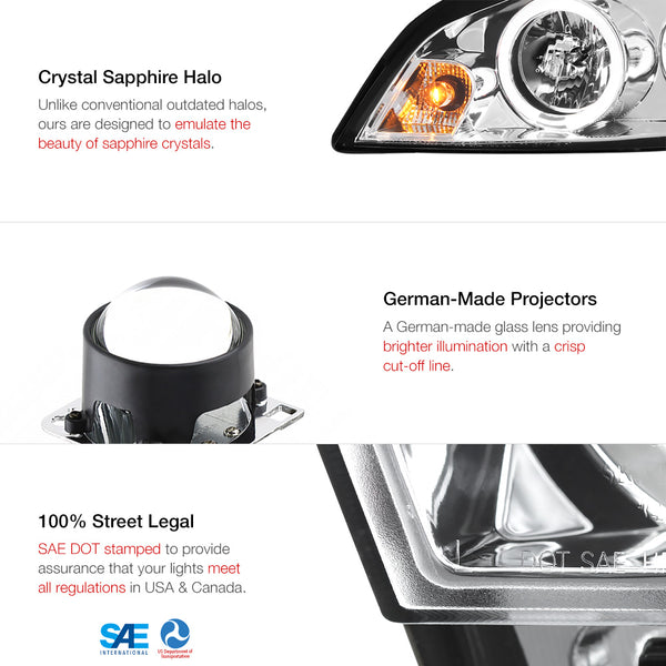 2006-2013 Chevrolet Impala Chrome Headlight