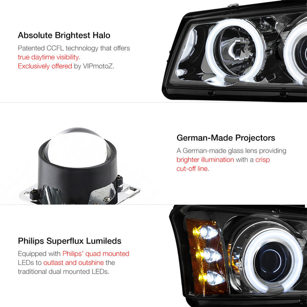 2003-2006 Chevrolet Silverado 1500 | 2500 | 3500 Smoked Headlight