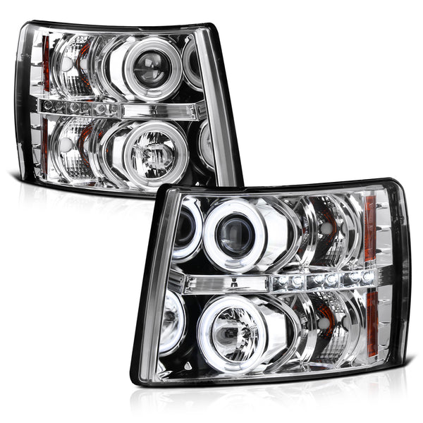 2007-2013 Chevrolet Silverado 1500 Chrome Headlight