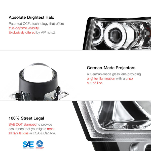 2007-2013 Chevrolet Silverado 1500 Chrome Headlight
