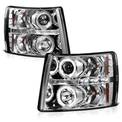 2007-2013 Chevrolet Silverado 1500 Chrome Headlight