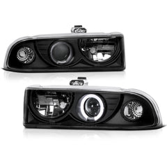 1998-2004 Chevrolet S10 Pickup Black Headlight