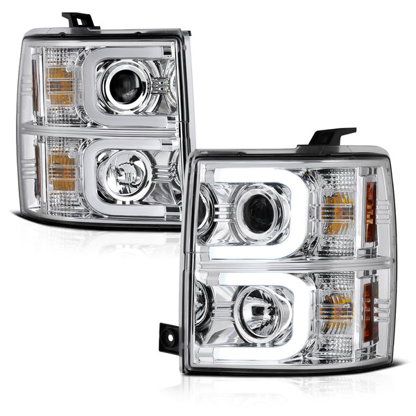 2014-2015 Chevrolet Silverado 1500 Chrome Headlight
