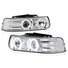 1999-2002 Chevrolet Silverado 1500 | 2500 | 3500 Chrome Headlight