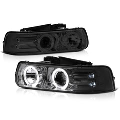 1999-2002 Chevrolet Silverado 1500 | 2500 | 3500 Smoked Headlight
