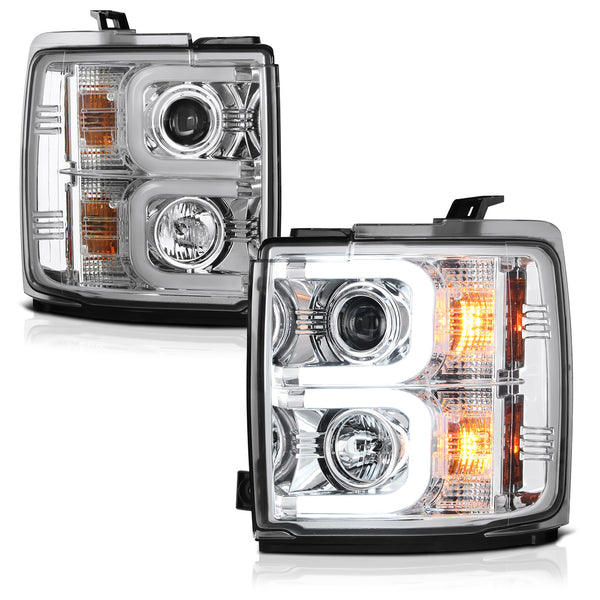 2014-2017 Chevrolet Silverado 2500HD | 3500HD Chrome Headlight
