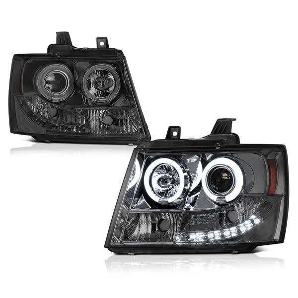 2007-2014 Chevrolet Suburban 1500 | 2500 Smoked Headlight