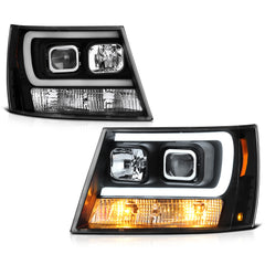 2007-2014 Chevrolet Suburban 1500 | 2500 Black Headlight