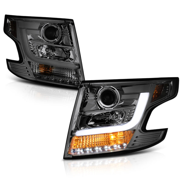 2015-2017 Chevrolet Tahoe Smoked Headlight