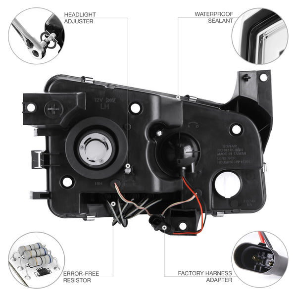 2006-2010 Dodge Charger Chrome Headlight