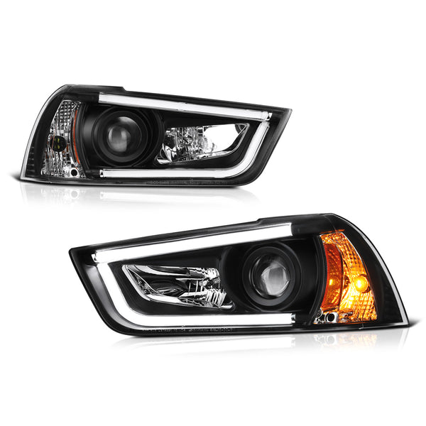 2011-2014 Dodge Charger Black Headlight