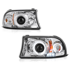 1997-2004 Dodge Dakota Pickup Chrome Headlight