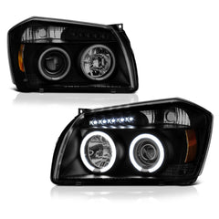 2005-2007 Dodge Magnum Sinister Black Headlight