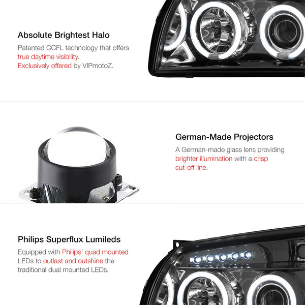 2005-2007 Dodge Magnum Smoked Headlight
