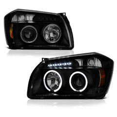 2005-2007 Dodge Magnum Sinister Black Headlight