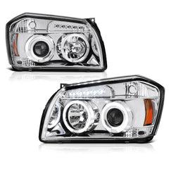 2005-2007 Dodge Magnum Chrome Headlight
