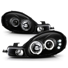 2000-2002 Dodge Neon Black Headlight