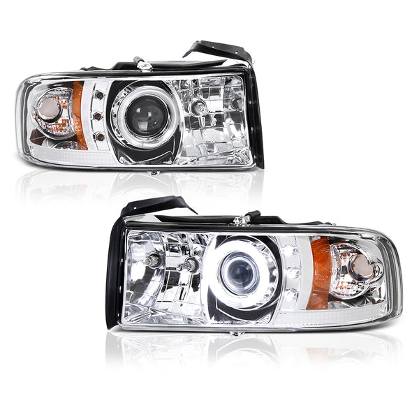 1994-2001 Dodge RAM 1500 Chrome Headlight