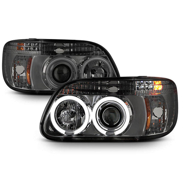 1995-2001 Ford Explorer Smoked Headlight