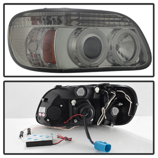 1995-2001 Ford Explorer Smoked Headlight