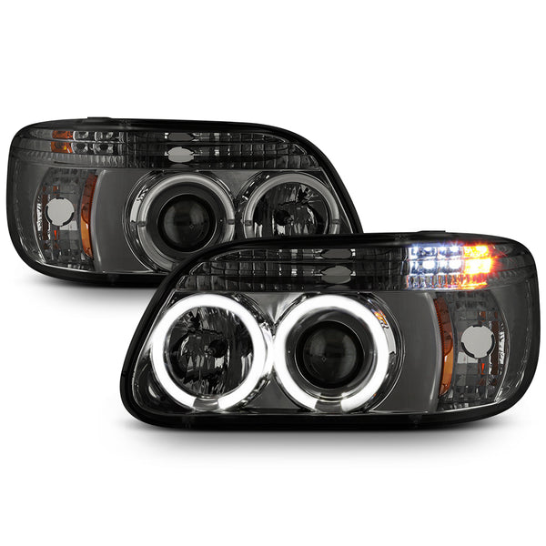 1995-2001 Ford Explorer Smoked Headlight