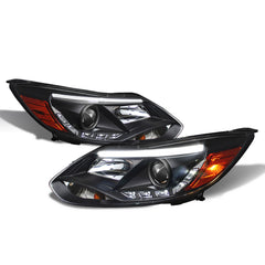 2012-2014 Ford Focus Black Headlight