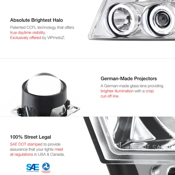 2004-2008 Ford F-150 Chrome Headlight