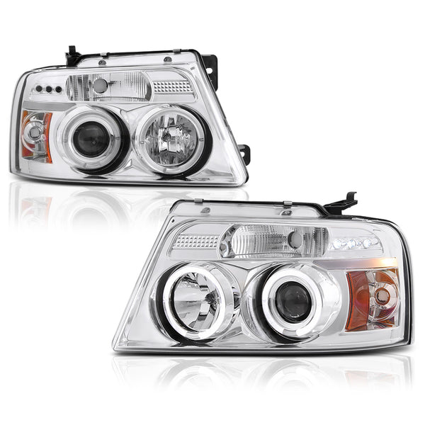 2004-2008 Ford F-150 Chrome Headlight