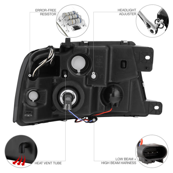 2004-2008 Ford F-150 Smoked Headlight