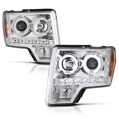 2009-2014 Ford F-150 Chrome Headlight