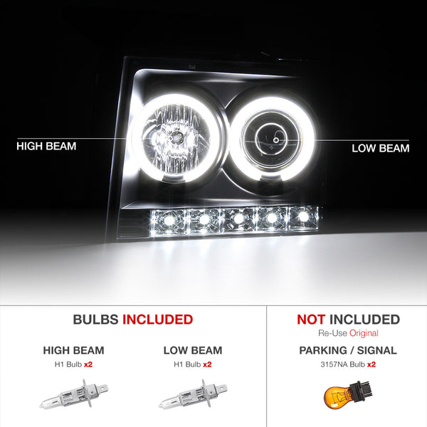 2009-2014 Ford F-150 Smoked Headlight