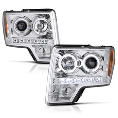 2009-2014 Ford F-150 Chrome Headlight