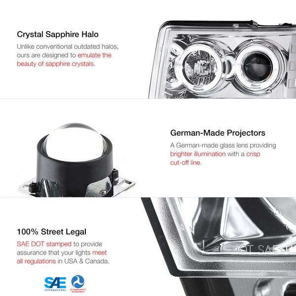 2009-2014 Ford F-150 Chrome Headlight