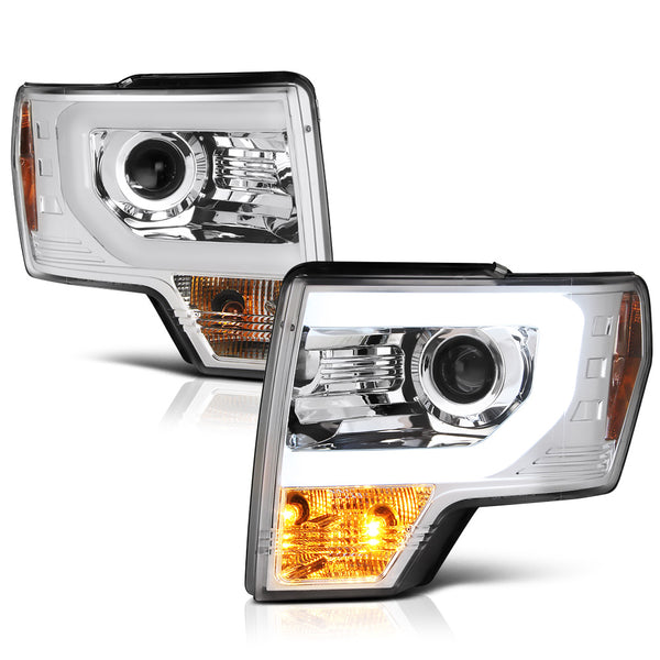 2009-2014 Ford F-150 Chrome Headlight