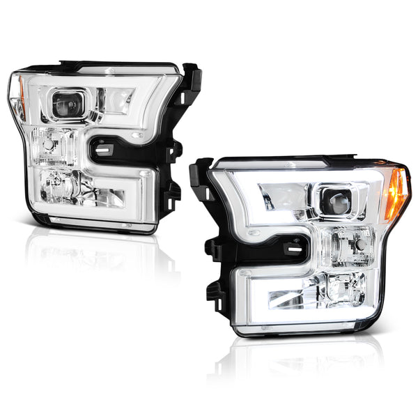 2015-2017 Ford F-150 Chrome Headlight
