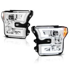 2015-2017 Ford F-150 Chrome Headlight
