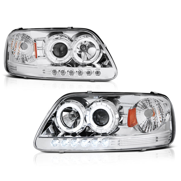 1997-2003 Ford F-150 Chrome Headlight
