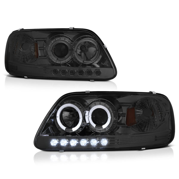 1997-2003 Ford F-150 Smoked Headlight