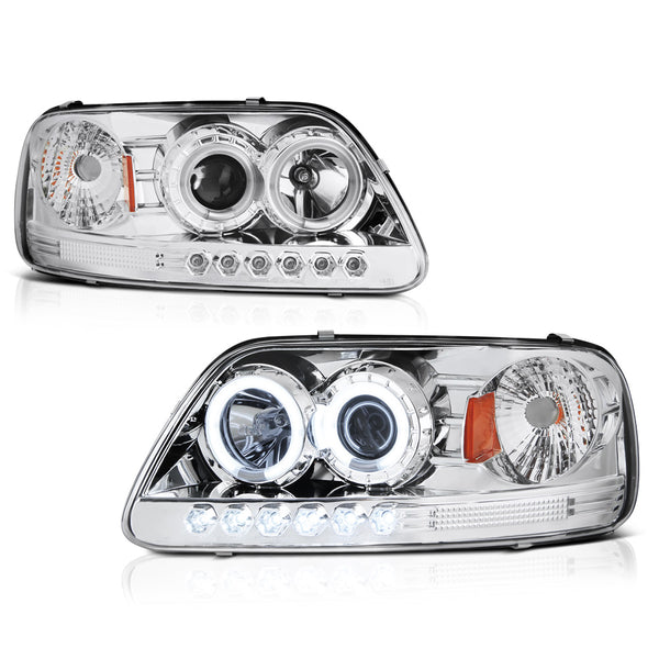 1997-2003 Ford F-150 Chrome Headlight