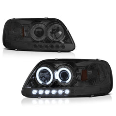 1997-2003 Ford F-150 Smoked Headlight