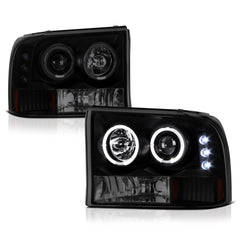 1999-2004 Ford F-250 | F-350 Superduty Sinister Black Headlight