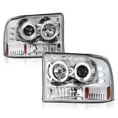 1999-2004 Ford F-250 | F-350 Superduty Chrome Headlight