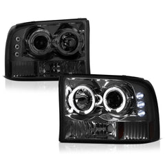 1999-2004 Ford F-250 | F-350 Superduty Smoked Headlight