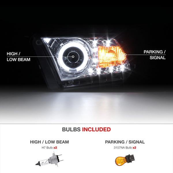 2010-2014 Ford Mustang Chrome Headlight