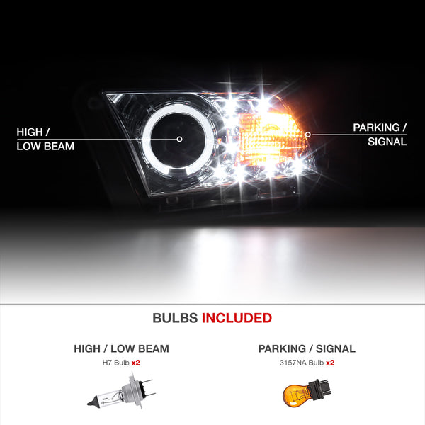 2010-2014 Ford Mustang Chrome Headlight