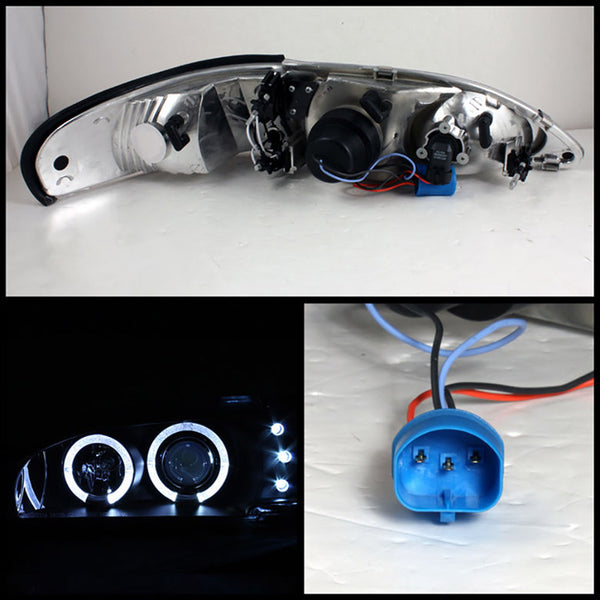 1994-1998 Ford Mustang Chrome Headlight