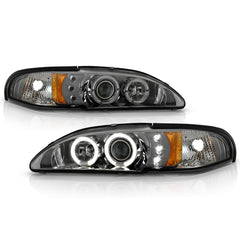 1994-1998 Ford Mustang Smoked Headlight