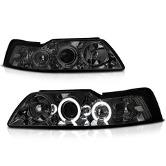 1999-2004 Ford Mustang Smoked Headlight