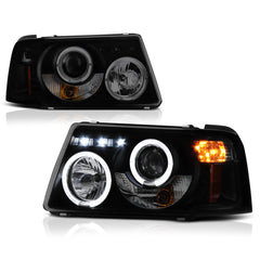 2001-2011 Ford Ranger Sinister Black Headlight
