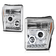 2011-2016 Ford F-250 | F-350 | F-450 Superduty Chrome Headlight